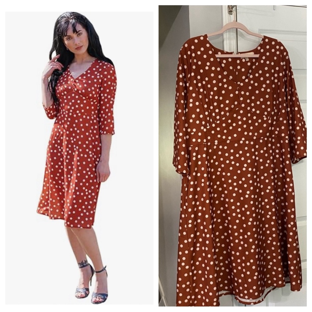 Timeless London polka dot dress